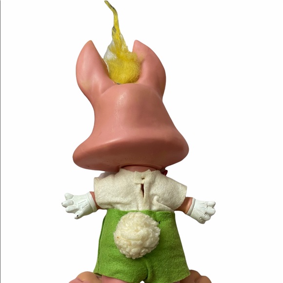 Vg Roy Des of Fla Fuzzy Bunny Piggy Bank 1970 - Picture 4 of 7